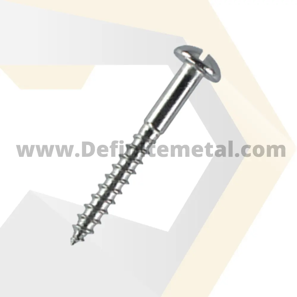 DIN 96 Slotted Round Head Wood Screw