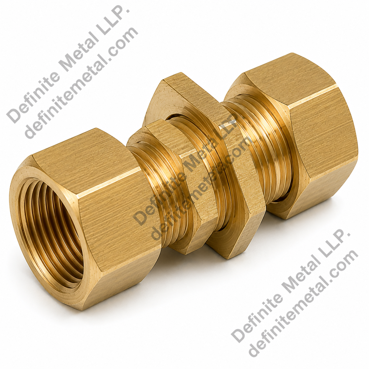 Brass Female Bulkhead Connector