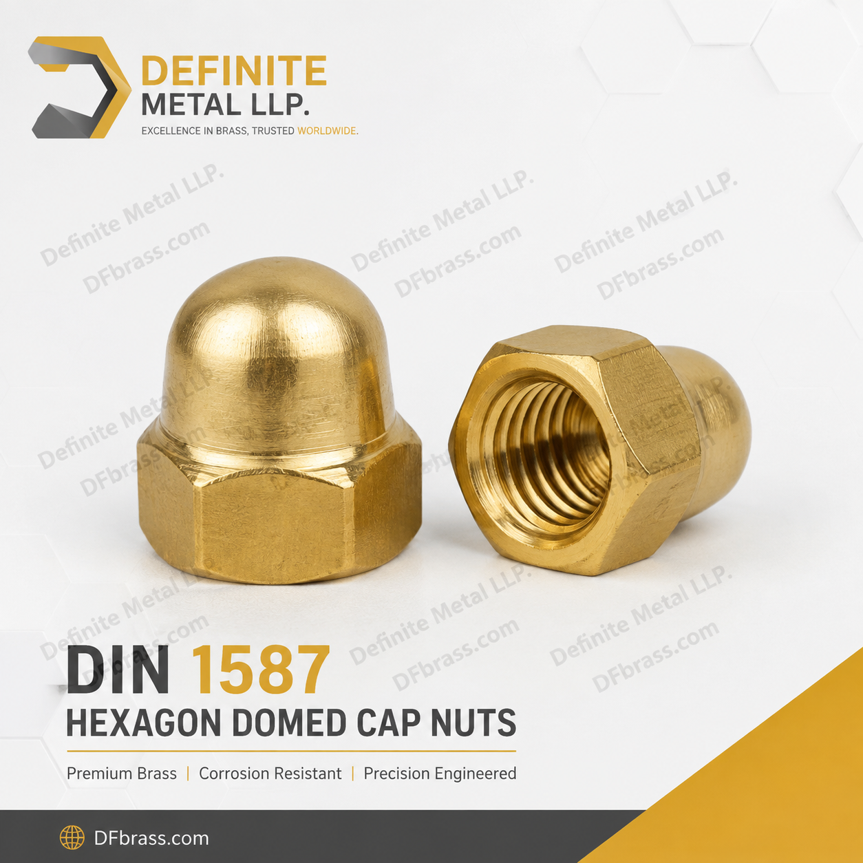 DIN 1587 Hexagon domed cap nuts